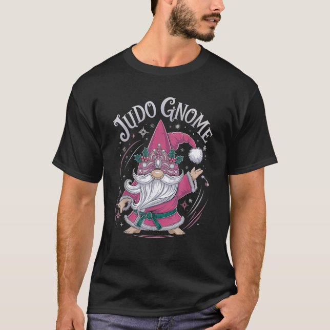 Judo Gnome Christmas Cheer  T-Shirt (Front)