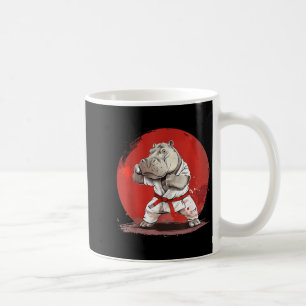 Judo Hippo Nature Kickboxing Taekwondo Martial Coffee Mug