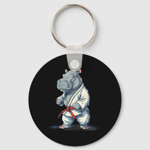 Judo Hippo Nature Kickboxing Taekwondo Martial Key Ring