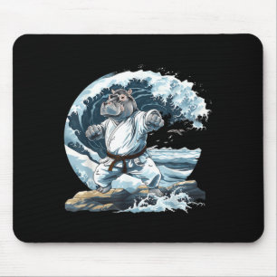 Judo Hippo Nature Kickboxing Taekwondo Martial Mouse Pad