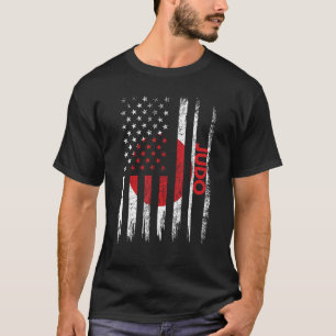 Judo Karate Martial Arts Training Japanese Flag T-Shirt