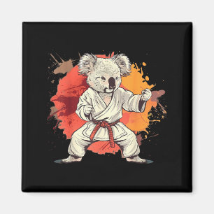 Judo Koala Nature Kickboxing Taekwondo Martial Magnet