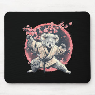 Judo Koala Nature Kickboxing Taekwondo Martial Mouse Pad