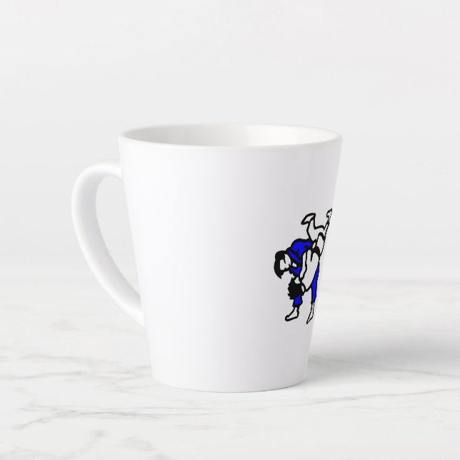 Judo Latte Mug (Left Angle)