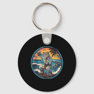 Judo Leopard Nature Kickboxing Taekwondo Martial A Key Ring