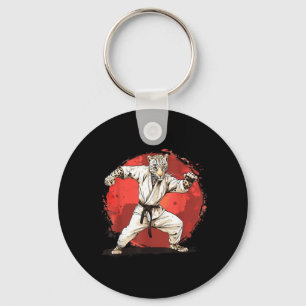 Judo Leopard Nature Kickboxing Taekwondo Martial Key Ring