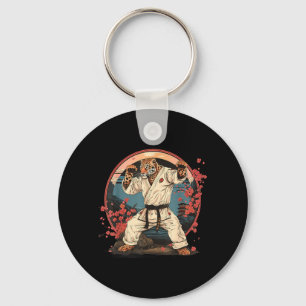 Judo Leopard Nature Kickboxing Taekwondo Martial Key Ring