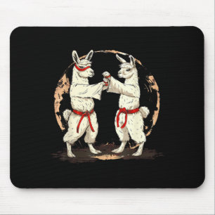 Judo Llama Martial Arts Taekwondo Kung Fu MMA Mouse Pad