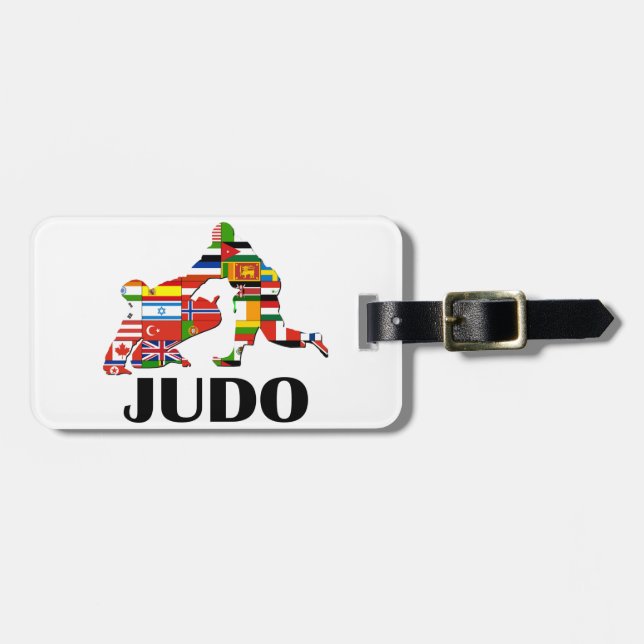 Judo Luggage Tag (Front Horizontal)