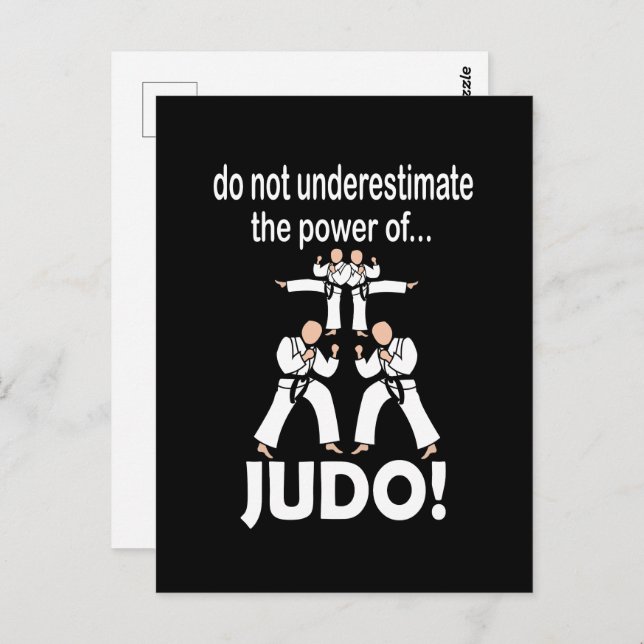 Judo Martial Arts Self Defence Taekwondo Judo Postcard (Front/Back)