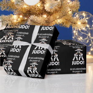 Judo Martial Arts Self Defence Taekwondo Judo Wrapping Paper