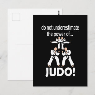 Judo Martial Arts Self Defence Taekwondo Postcard