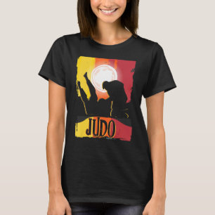 Judo Men Vintage Judoka 80s Retro Japanese Martial T-Shirt