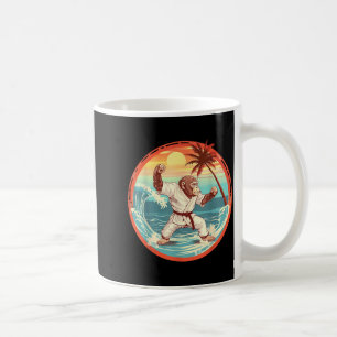 Judo Monkey Sunset Taekwondo Judo Kung Fu Monkey Coffee Mug
