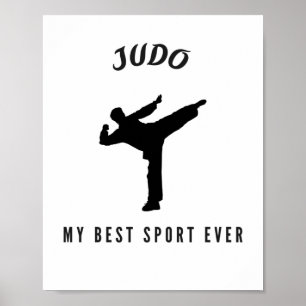 Judo my best sport ever poster