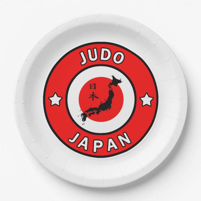 Judo Paper Plate (Front)