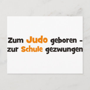 Judo Postcard