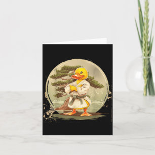 Judo Rubber Duck Nature Kickboxing Taekwondo Card