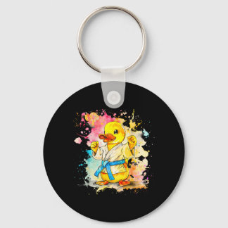 Judo Rubber Duck Nature Kickboxing Taekwondo Key Ring