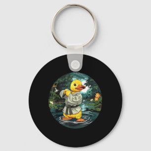 Judo Rubber Duck Nature Kickboxing Taekwondo Key Ring