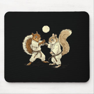 Judo Squirrel Kickboxing MMA Martial Arts Judo Mouse Pad