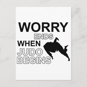 Judo T shirt Design Postcard