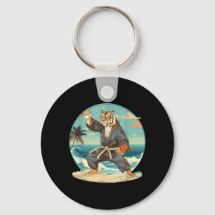 Judo Tiger Beach Kickboxing Judo Taekwondo Martial Key Ring