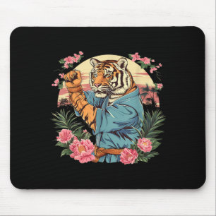 Judo Tiger Floral Nature Kickboxing Taekwondo Mouse Pad