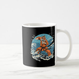 Judo Tiger Wave Ocean Kickboxing Taekwondo Martial Coffee Mug