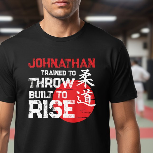 Judo - Trained to Throw - Built to Rise Tri-Blend Shirt (Creator Uploaded)