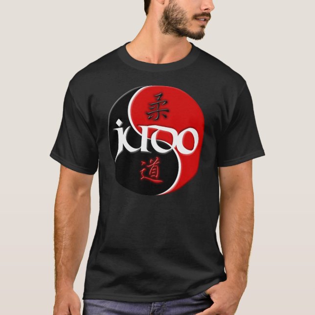 Judo Yin Yang Dark T-Shirt (Front)