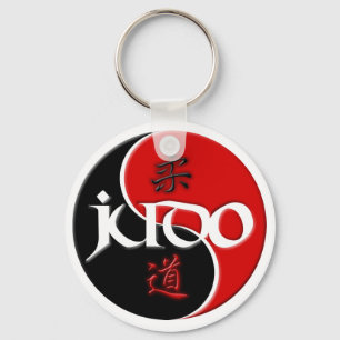 Judo Yin Yang Key Chain