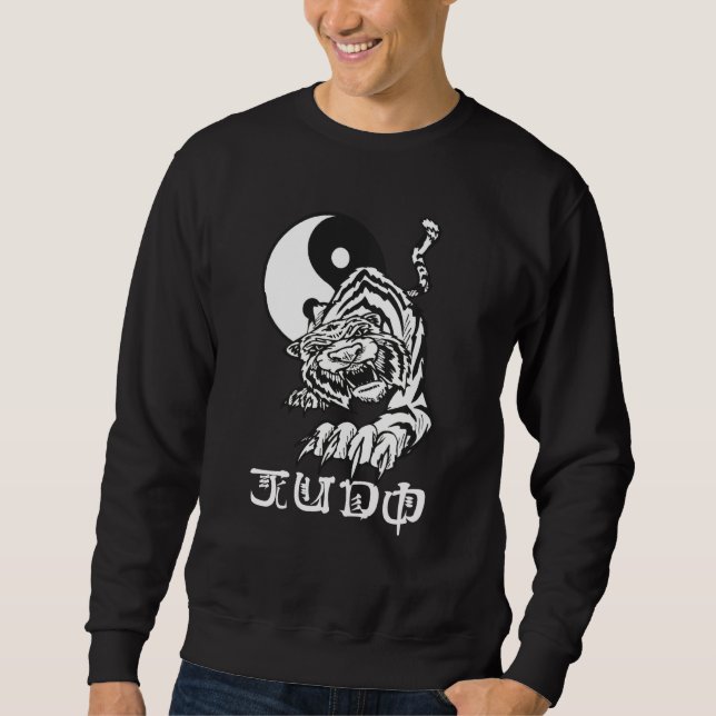 Judo Yin Yang Tiger Sweatshirt (Front)