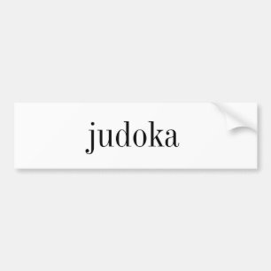 judoka bumper sticker