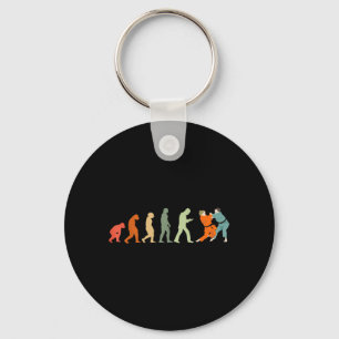 Judoka Taekwondo Karate Aikido Ju-Jutsu Evolution Key Ring