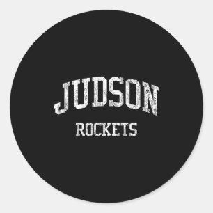 Judson high school hs converse tx vintage sports classic round sticker