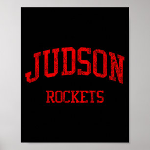 Judson high school hs converse tx vintage sports poster