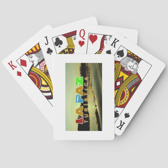 Juego de cartas La Paz turistica Playing Cards (Back)
