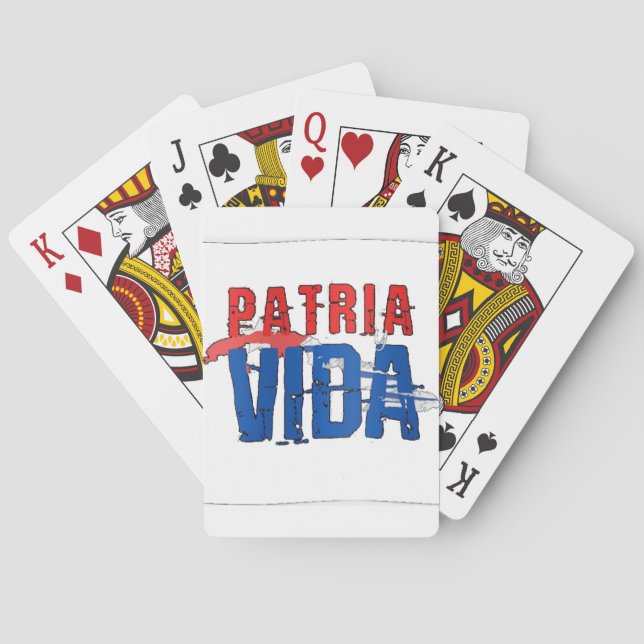 Juego de cartas Patria y vida Playing Cards (Back)