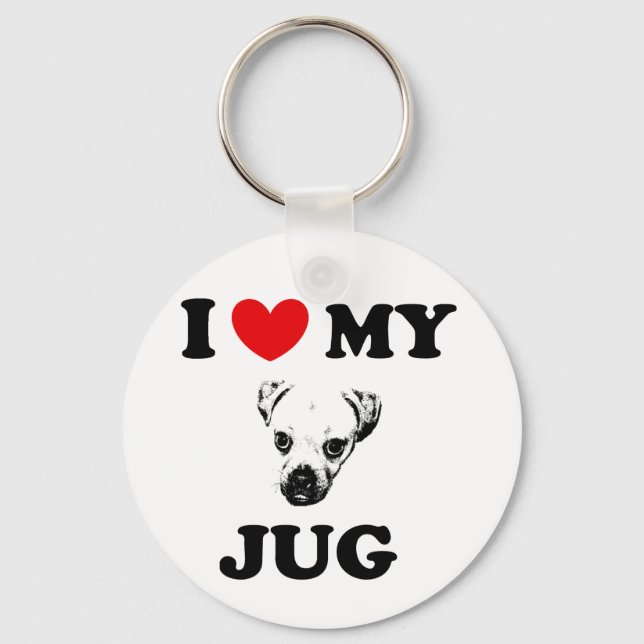 jug dog key ring (Front)