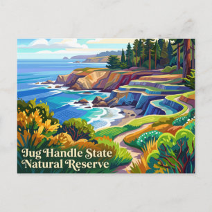Jug Handle State Natural Reserve California Postcard