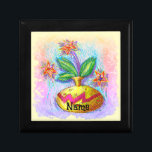 Jug O Flowers Gift Box<br><div class="desc">Jug O Flowers gift box, flower apparel, t-shirts, gifts by ArtMuvz Illustration. Matching watercolor flower gifts. You can personalise with your name or text. You can add your name or add text instead. Customise this flower gift box to make it uniquely yours or give as a personalised gift</div>