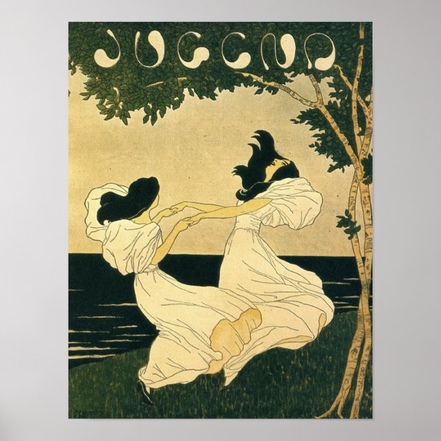 Jugend / Youth  Art Nouveau Poster (Front)