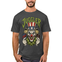 Juggler Creepy Uncle Sam Clown