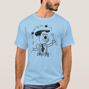 Juggler Juggling Balls in the Air Illustration T-Shirt