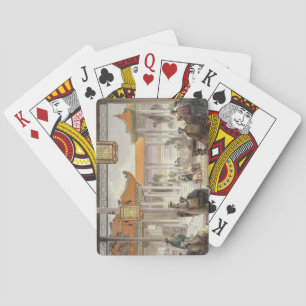 Jugglers Exhibiting in the Court of a Mandarin's P Playing Cards