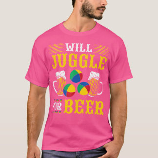Juggling Beer Clown Circus Juggler T-Shirt