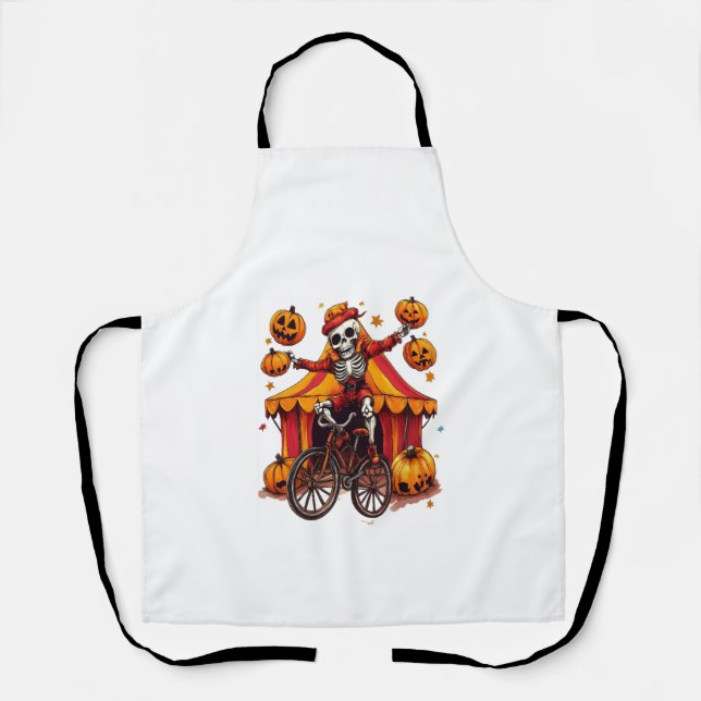 Juggling Bones � Hilarious Circus Skull Apron (Front)