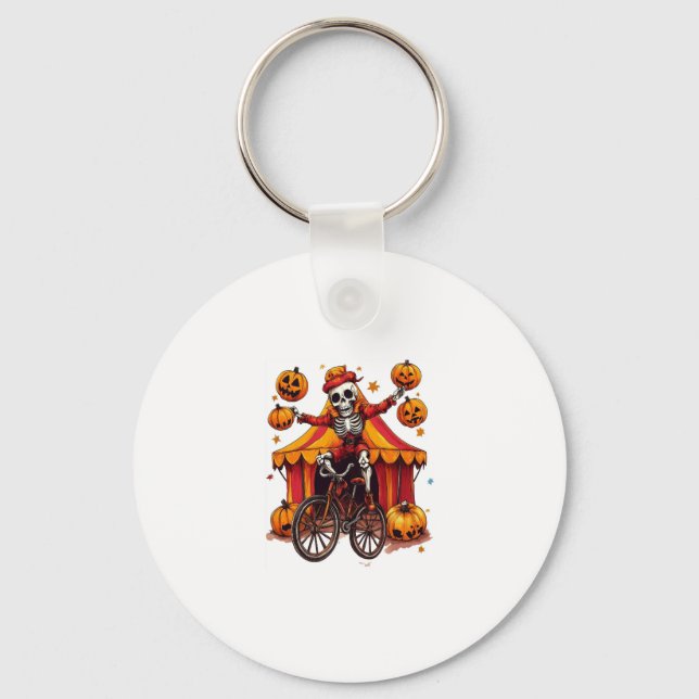 Juggling Bones � Hilarious Circus Skull Key Ring (Front)
