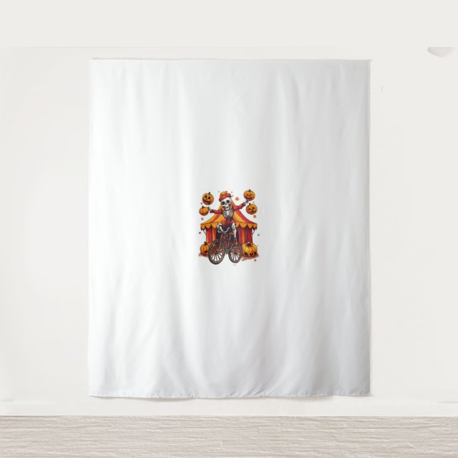 Juggling Bones – Hilarious Circus Skull Tapestry (Front)